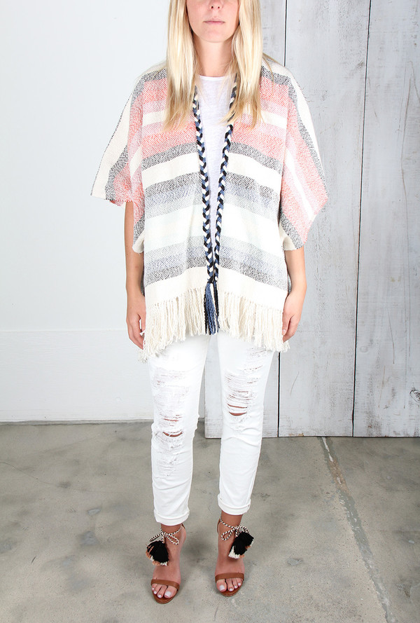 ULLA JOHNSON GEORGIA WRAP PONCHO ULLA JOHNSON GEORGIA WRAP PONCHO
