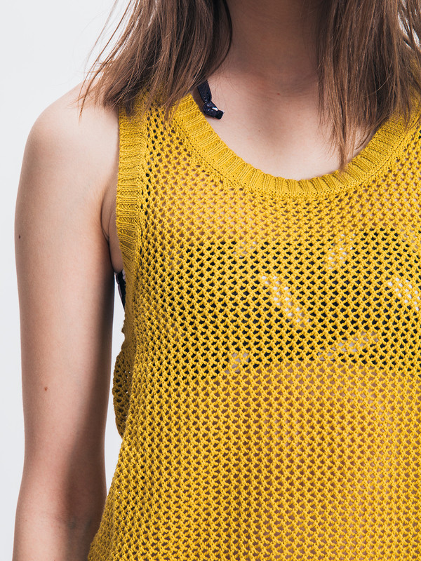 MICAELA GREG MESH TANK MICAELA GREG MESH TANK