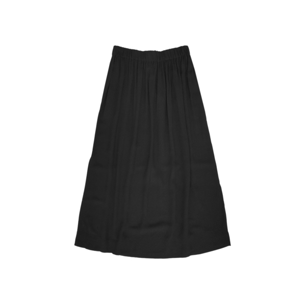 Ali Golden RAYON MIDI SKIRT - BLACK Ali Golden RAYON MIDI SKIRT - BLACK