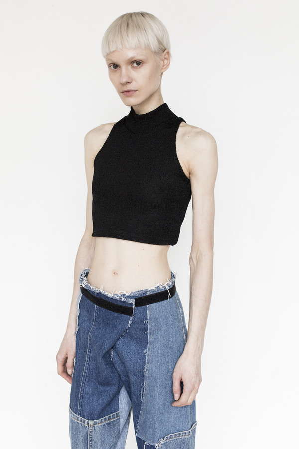 Markoo Blend Knit Crop Top Markoo Blend Knit Crop Top