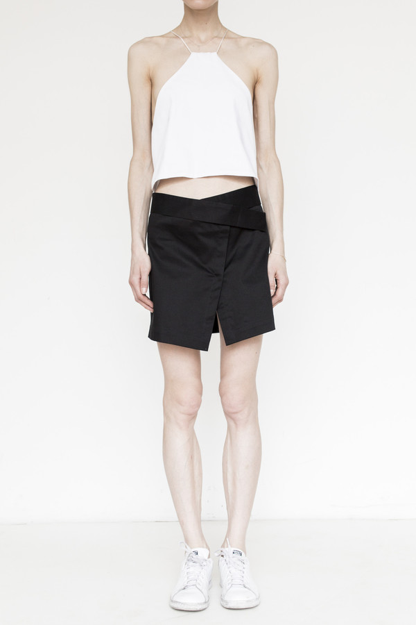 Index Cotton Halter Top - White Index Cotton Halter Top - White