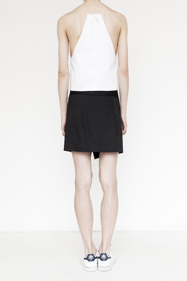Index Cotton Halter Top - White Index Cotton Halter Top - White