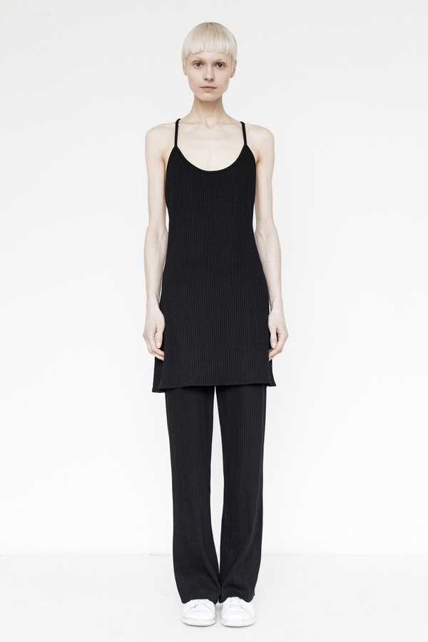 Assembly Cotton Ribbed Camisole - Black Assembly Cotton Ribbed Camisole - Black