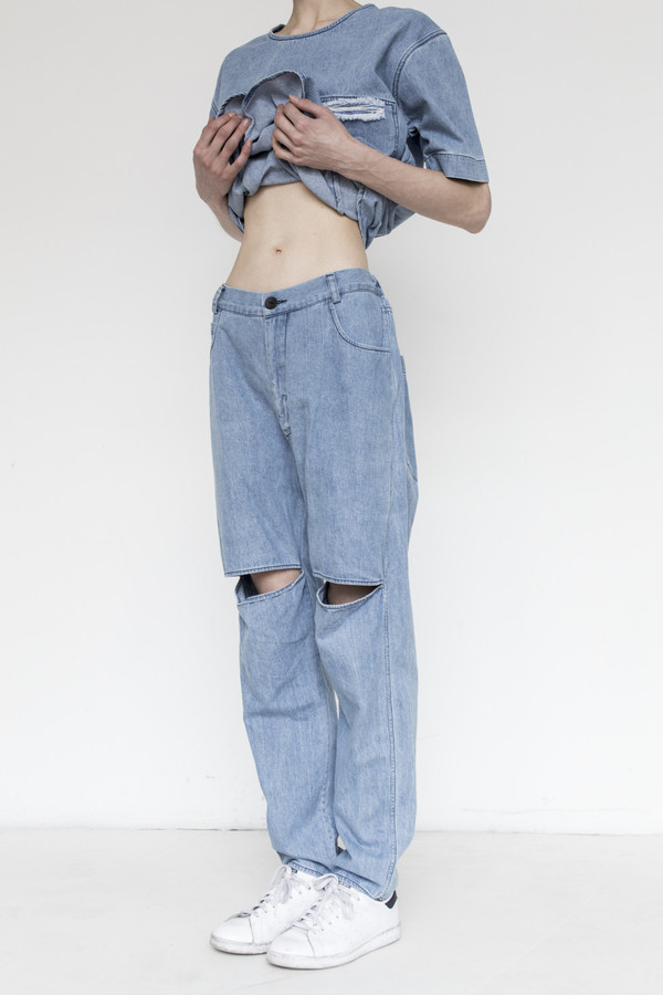 69 Cotton Slit Pant 69 Cotton Slit Pant