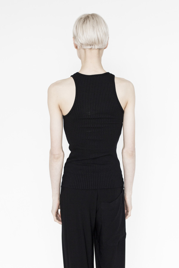 Assembly Cotton Swim Tank - Black Assembly Cotton Swim Tank - Black