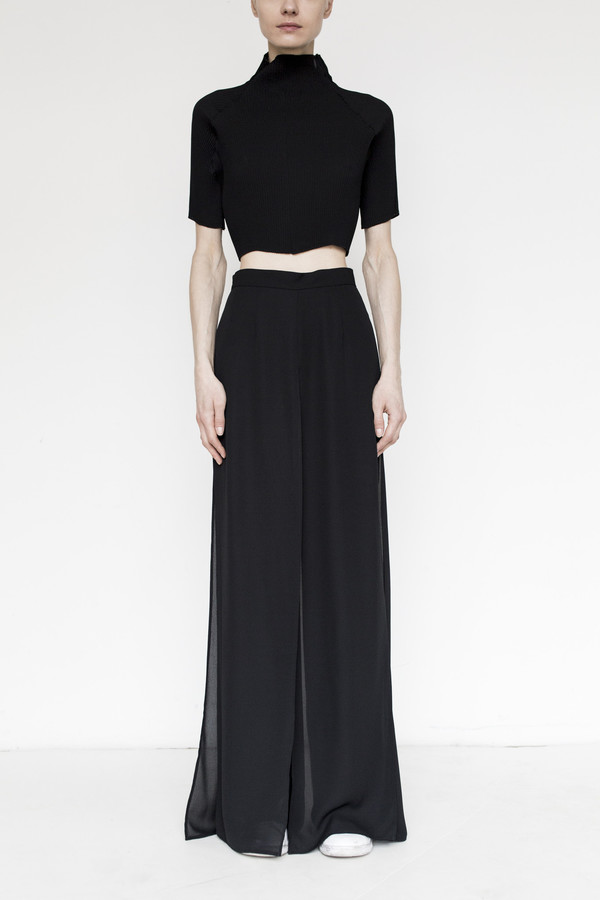Kallmeyer Polyester Slit Layered Pant Kallmeyer Polyester Slit Layered Pant