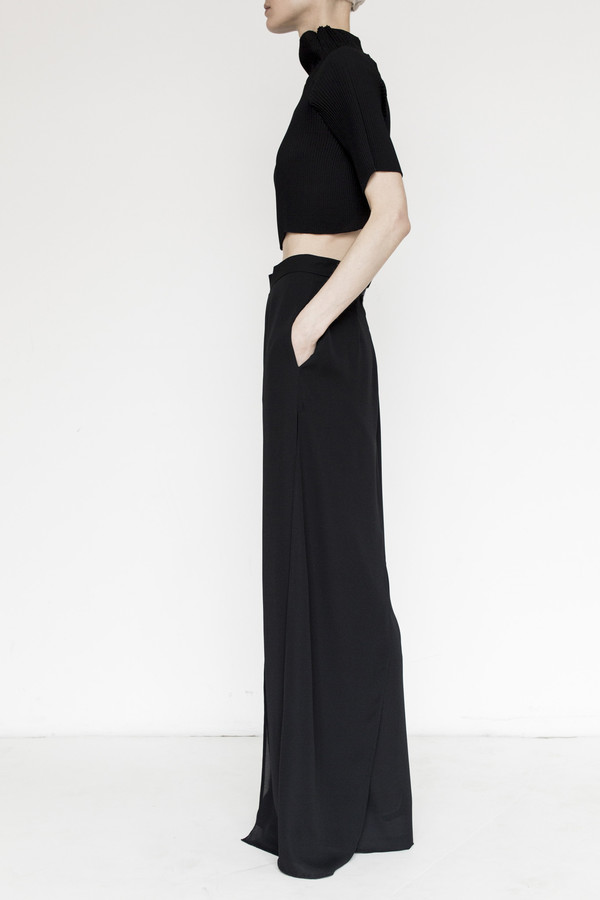 Kallmeyer Polyester Slit Layered Pant Kallmeyer Polyester Slit Layered Pant