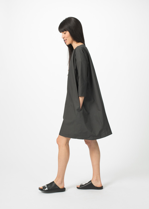 Organic by John Patrick Broadcloth Slim Sleeve Dress Organic by John Patrick Broadcloth Slim Sleeve Dress