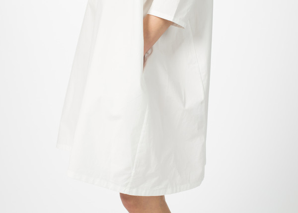 Organic by John Patrick Broadcloth Slim Sleeve Dress Organic by John Patrick Broadcloth Slim Sleeve Dress