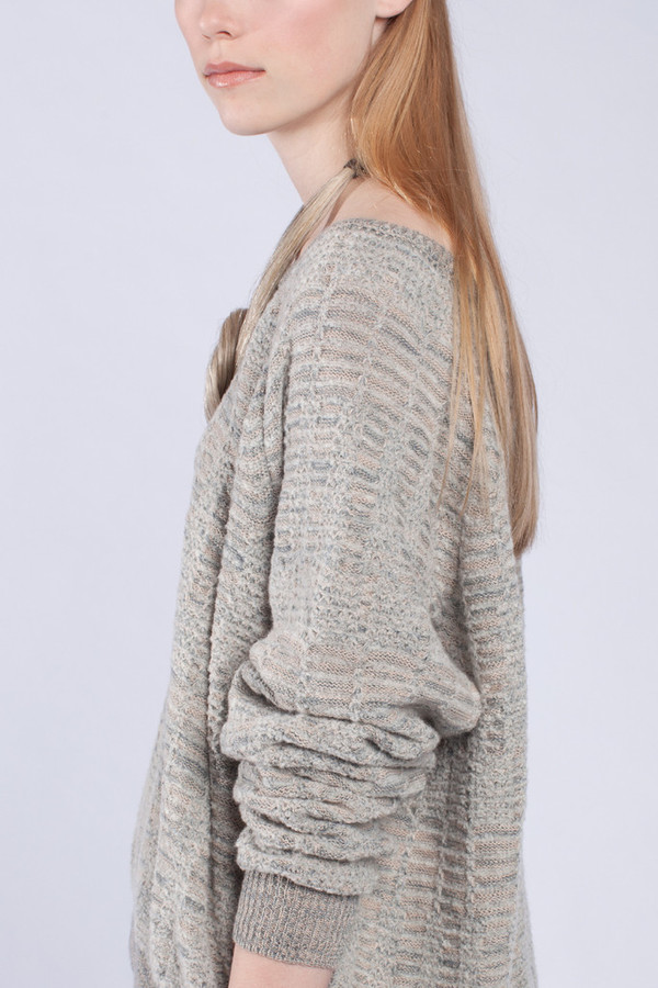 Micaela Greg Chalked Raglan Sweater Micaela Greg Chalked Raglan Sweater