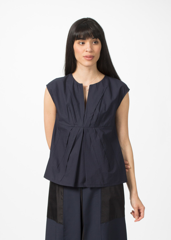 Odeeh Sleeveless Gathered Top Odeeh Sleeveless Gathered Top