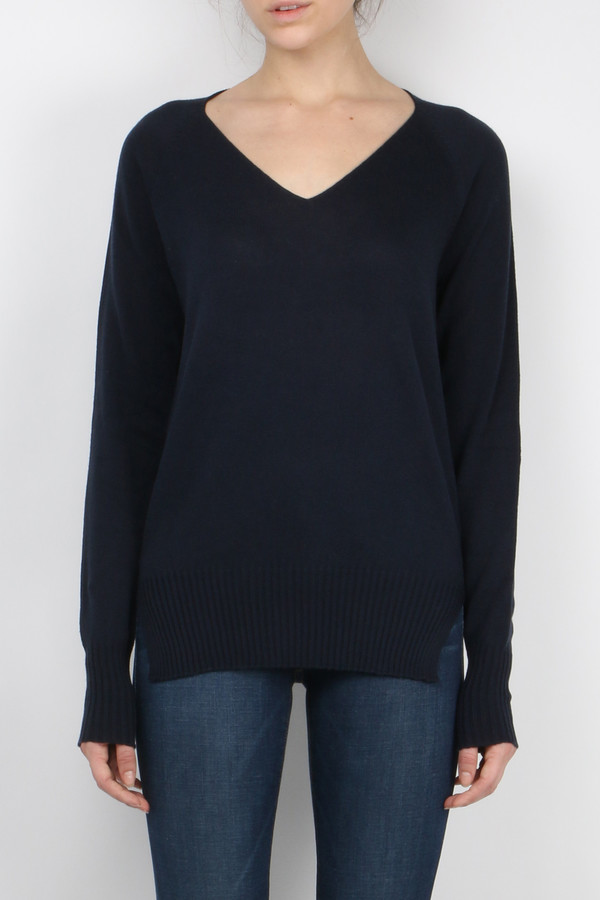 Ma'ry'ya Cotton Cashmere V-Neck Ma'ry'ya Cotton Cashmere V-Neck