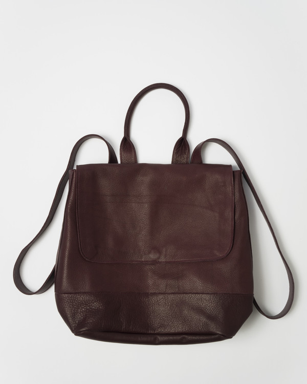 Clyde Room Backpack in Ox Blood Leather Clyde Room Backpack in Ox Blood Leather