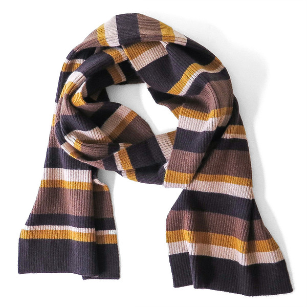 cashmere striped scarf cashmere striped scarf