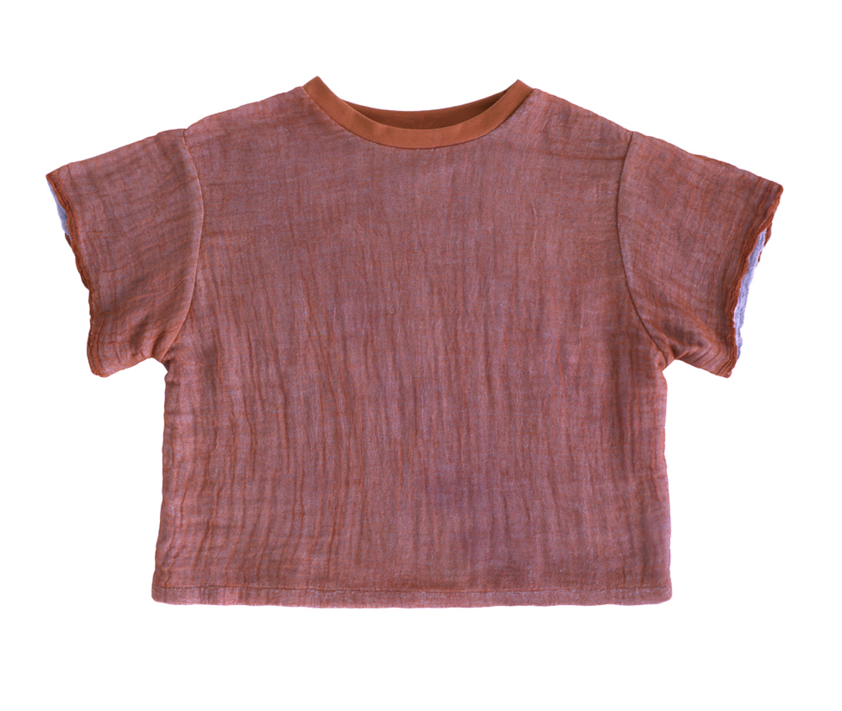 Halo Labels Gauze Tshirt Cedar Garmentory