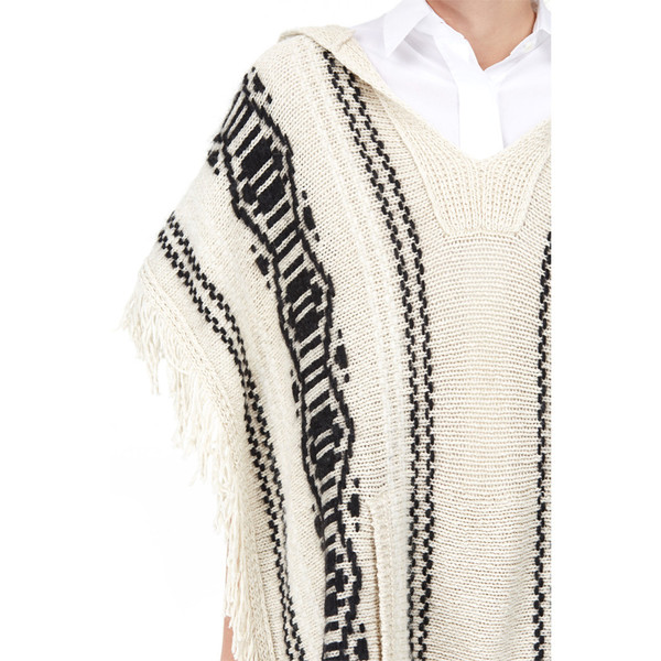 closed hooded poncho closed hooded poncho