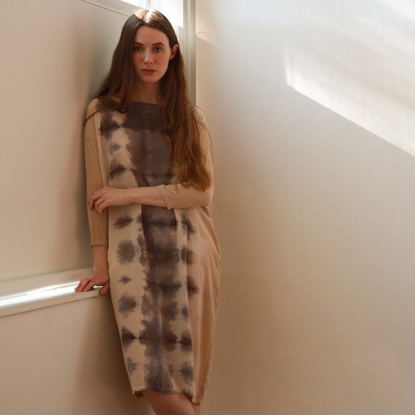 ines hand-dyed dress ines hand-dyed dress