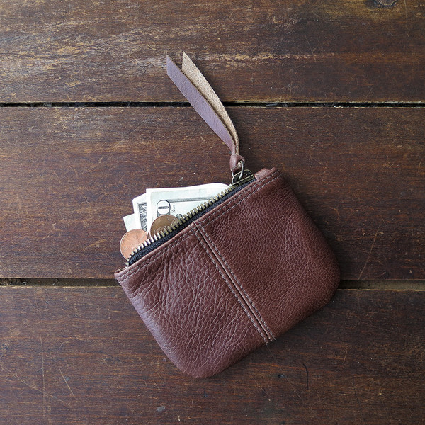 Erica Tanov leather coin pouch Erica Tanov leather coin pouch