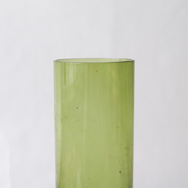 mid-century glass vase mid-century glass vase