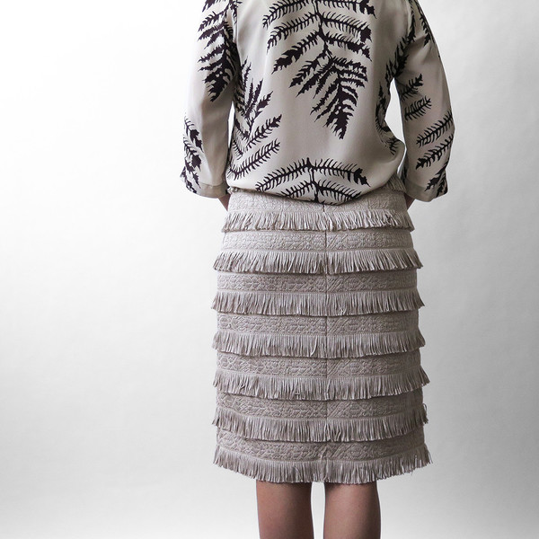 Erica Tanov smith fringe skirt Erica Tanov smith fringe skirt