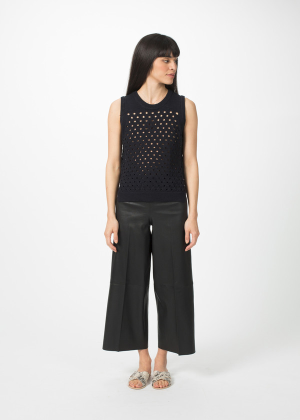 Sayaka Davis Sleeveless Eyelet Knit Sayaka Davis Sleeveless Eyelet Knit