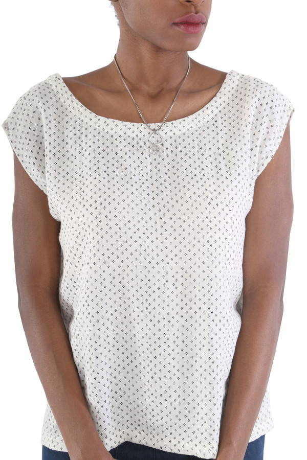 Des Petits Hauts Kanel Reversible Blouse - Ecru Des Petits Hauts Kanel Reversible Blouse - Ecru