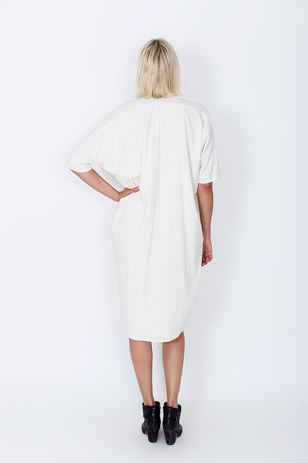 Miranda Bennett Muse Dress, Oversized, Silk in Natural Miranda Bennett Muse Dress, Oversized, Silk in Natural
