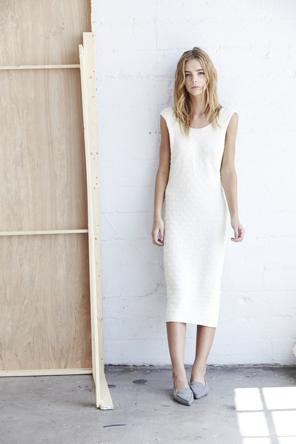 Callahan Nubby Lowback Dress Callahan Nubby Lowback Dress
