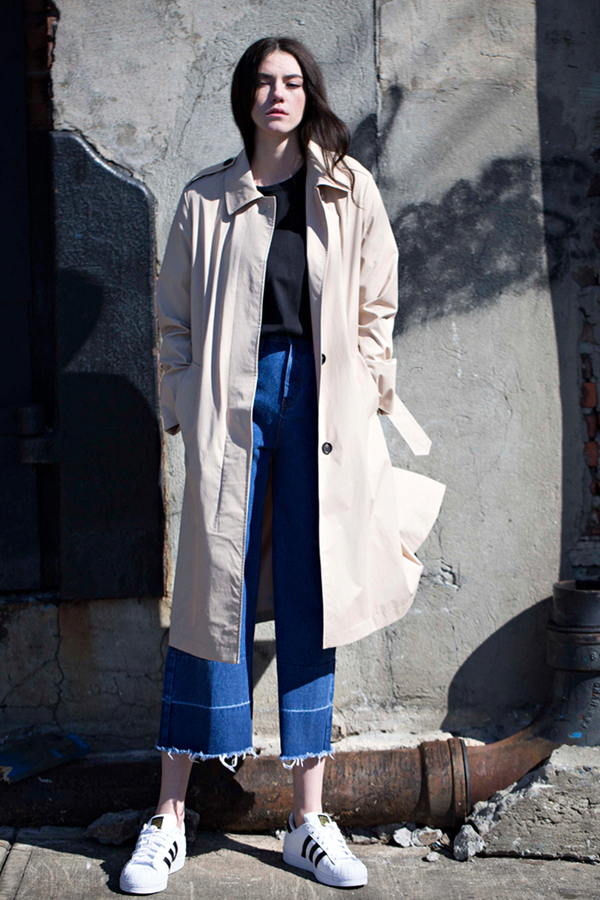 Lookast High Waist Wide Denim Pants- Dark Blue Lookast High Waist Wide Denim Pants- Dark Blue