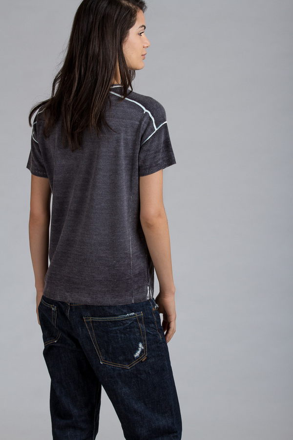 Paychi Guh Square Tee Graphite Paychi Guh Square Tee Graphite