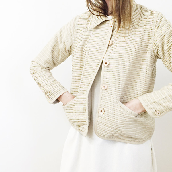 Khaki Cotton Work Jacket Khaki Cotton Work Jacket