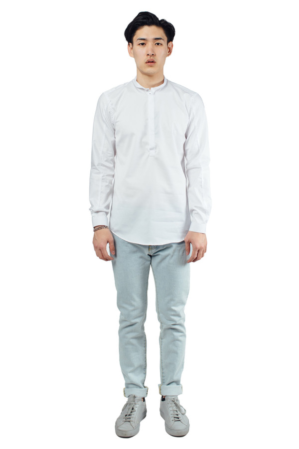 Men's Journal Drain Shirt White Men's Journal Drain Shirt White