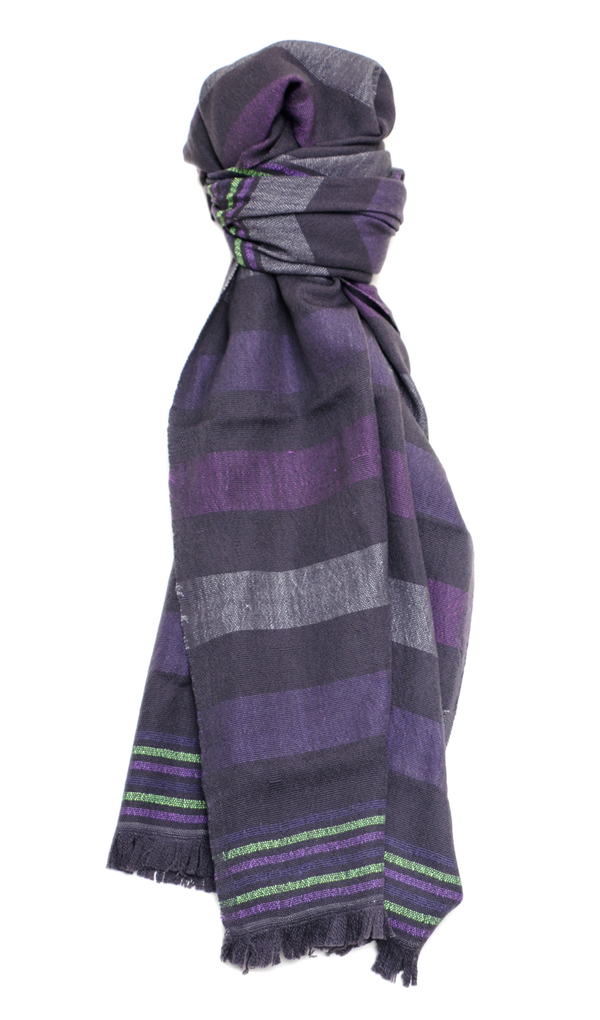 Zimeta scarf in lilac by Lem Lem Zimeta scarf in lilac by Lem Lem