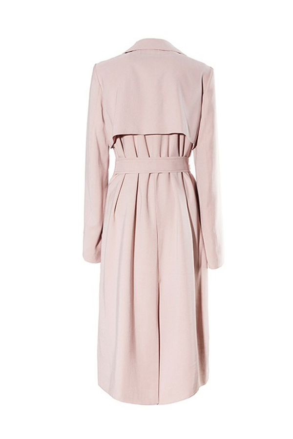 Lookast Soft Trench Coat- Blush Lookast Soft Trench Coat- Blush