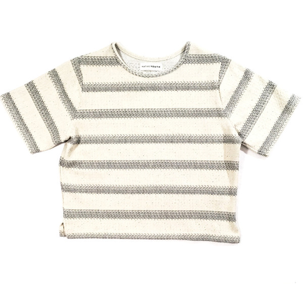 Native Youth Textured Stripe Top Native Youth Textured Stripe Top