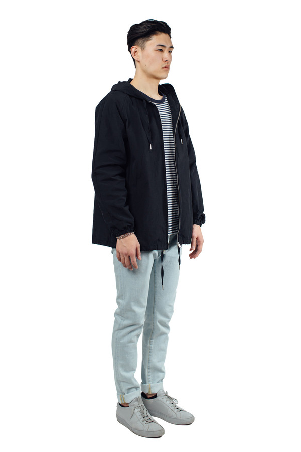 Men's YMC Hooded Jacket Black Men's YMC Hooded Jacket Black
