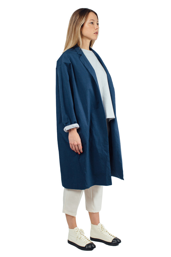 WU+SEN Siine Coat Navy WU+SEN Siine Coat Navy