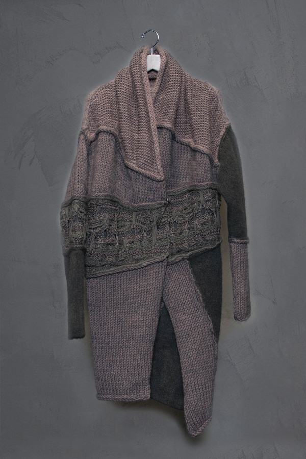 Isabel Benenato Patchwork Cardigan Isabel Benenato Patchwork Cardigan