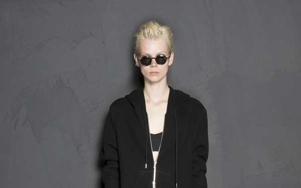 Damir Doma Mykita Grey Solid Round Sunglasses Damir Doma Mykita Grey Solid Round Sunglasses