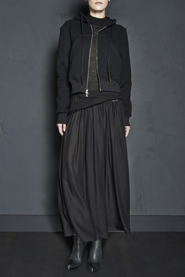 KES Oversized Cropped Fleece Lined Hoodie KES Oversized Cropped Fleece Lined Hoodie