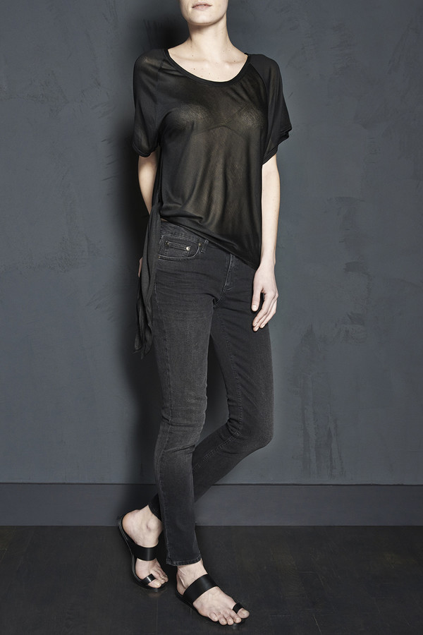 Raglan Side Tie Tee Raglan Side Tie Tee