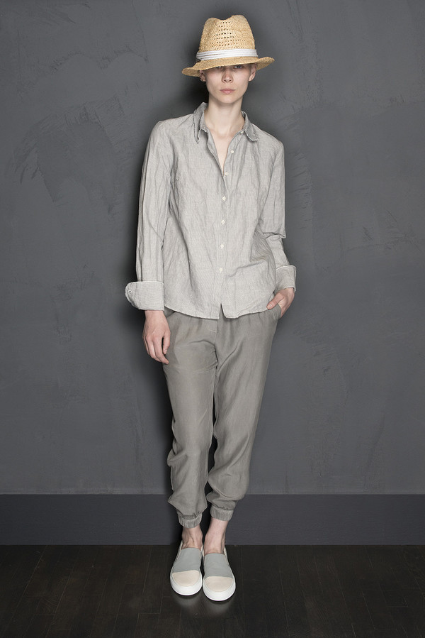 Raw Edge Linen Button Up Raw Edge Linen Button Up