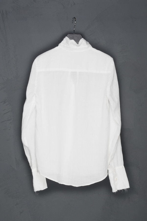 Raw Edge Linen Button Up Raw Edge Linen Button Up