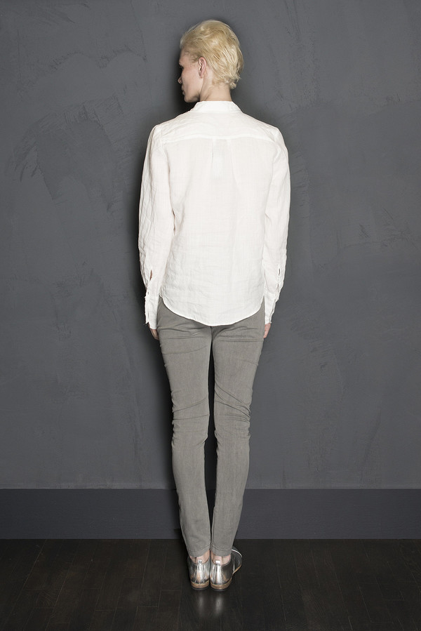 Raw Edge Linen Button Up Raw Edge Linen Button Up