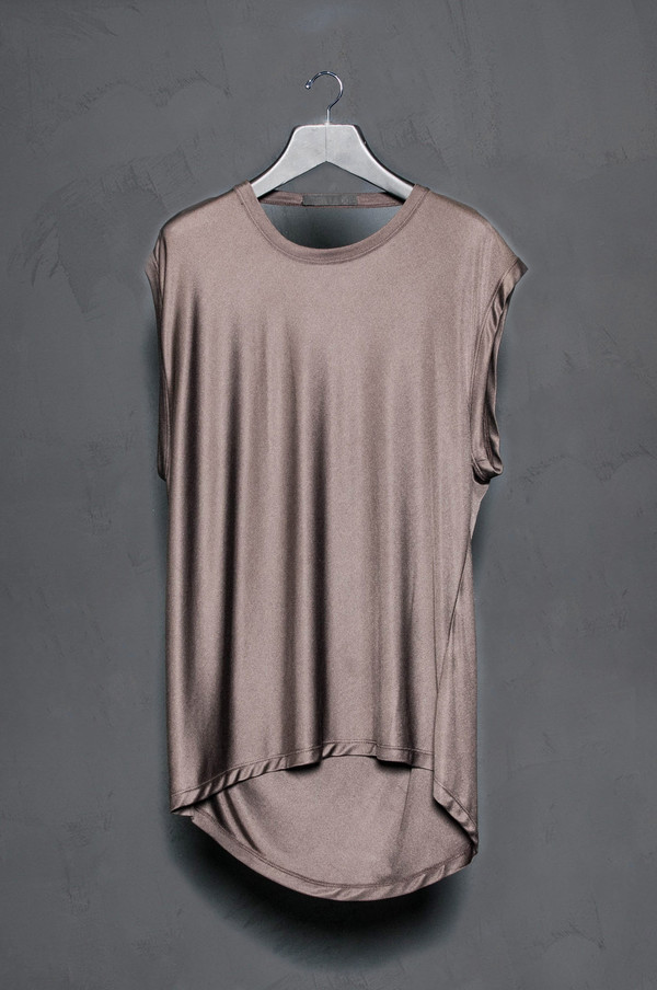 KES Sleeveless Silk Jersey Tee KES Sleeveless Silk Jersey Tee