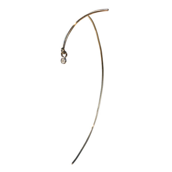 TARA 4779 Yellow Gold Arc Stabile Earring TARA 4779 Yellow Gold Arc Stabile Earring