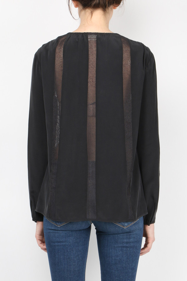 L'agence Angela L/S Mesh Top L'agence Angela L/S Mesh Top