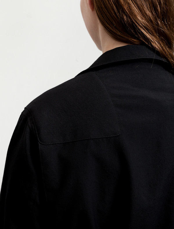 Lemaire Asymmetrical Jacket Black Lemaire Asymmetrical Jacket Black