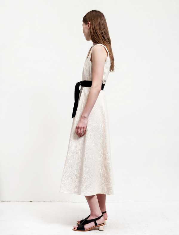Lemaire Flared Dress Cream Lemaire Flared Dress Cream