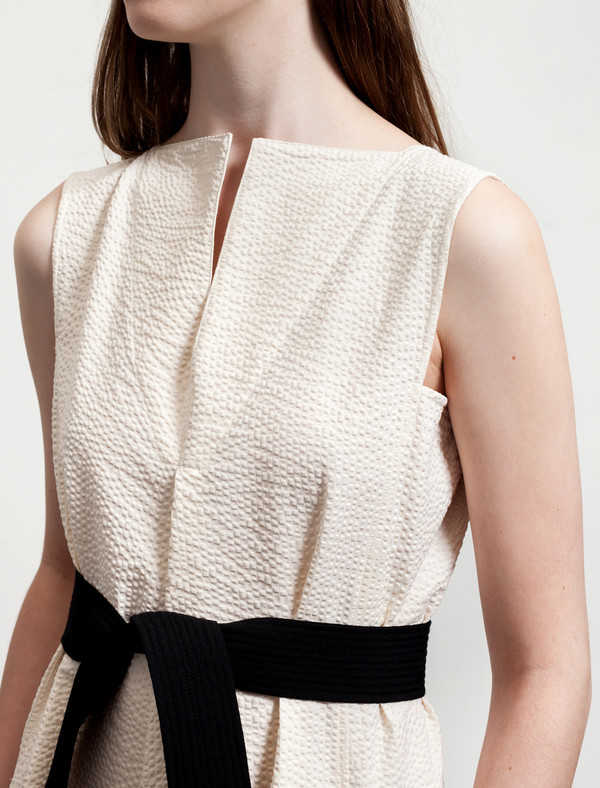 Lemaire Flared Dress Cream Lemaire Flared Dress Cream